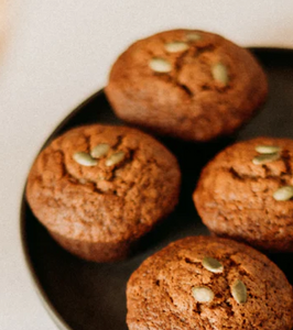 Spiced carrot cake muffins