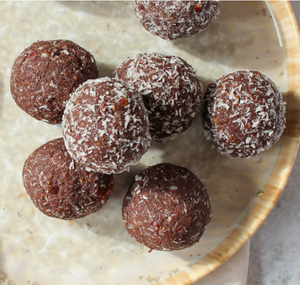 Nut free bliss balls